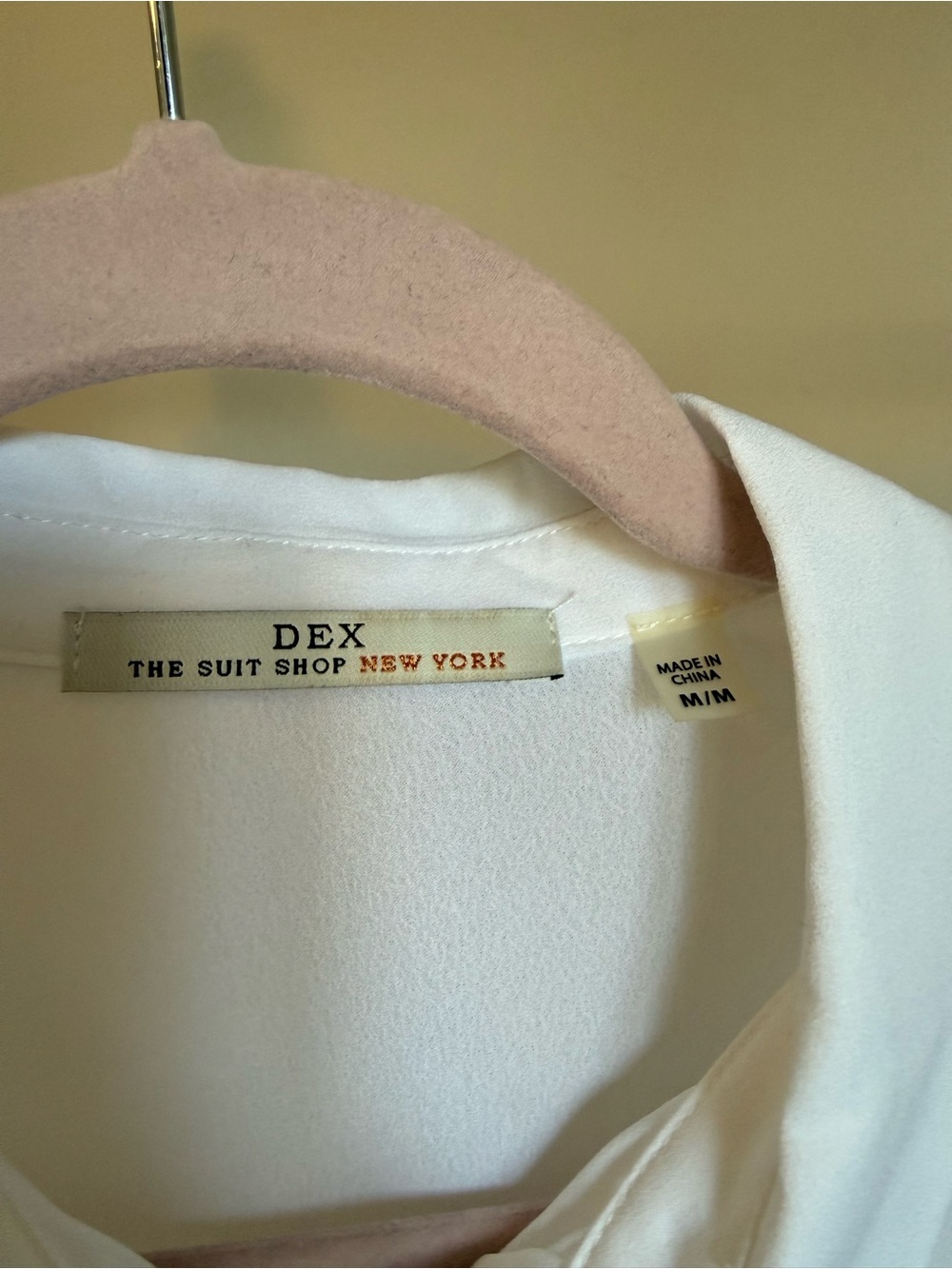 Classic White Long-Sleeve Button-Up Shirt - Picture 3 of 3